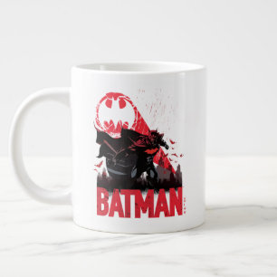 Batman Crimson Bat Signal Large Coffee Mug