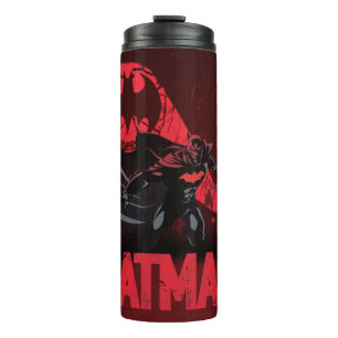 Batman Crimson Bat Signal Thermal Tumbler