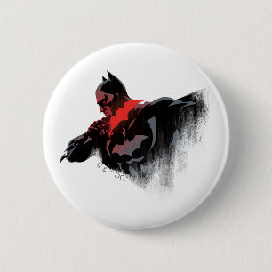 Batman Crimson Batarang 6 Cm Round Badge