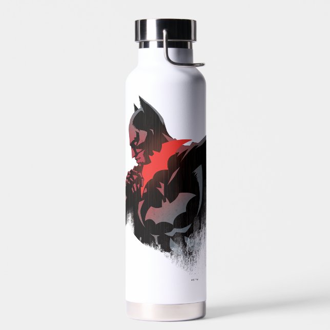 Batman Crimson Batarang Water Bottle (Left)