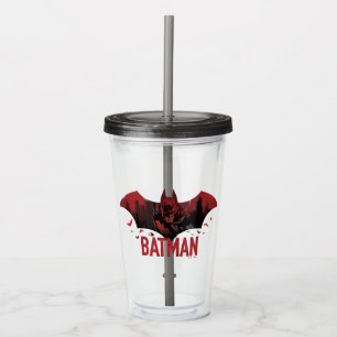 Batman Crimson Gotham Icon Acrylic Tumbler