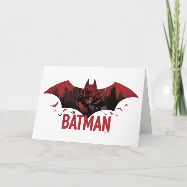 Batman Crimson Gotham Icon Card (Front)