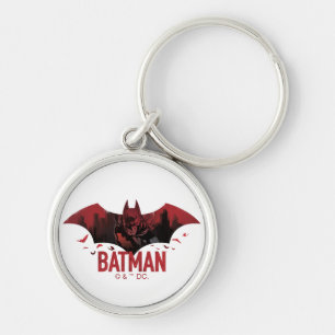 Batman Crimson Gotham Icon Key Ring