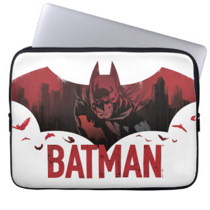Batman Crimson Gotham Icon Laptop Sleeve