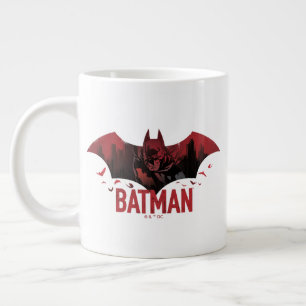 Batman Crimson Gotham Icon Large Coffee Mug