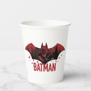 Batman Crimson Gotham Icon Paper Cups
