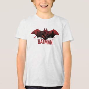 Batman Crimson Gotham Icon Tri-Blend Shirt