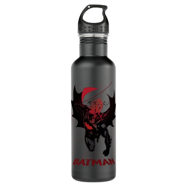 Batman Crimson Leap 710 Ml Water Bottle (Front)