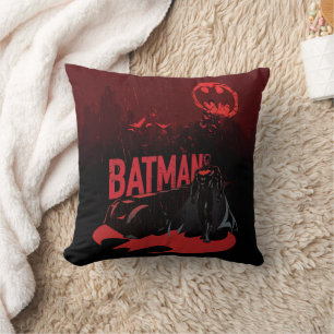 Batman Crimson Rain Cushion