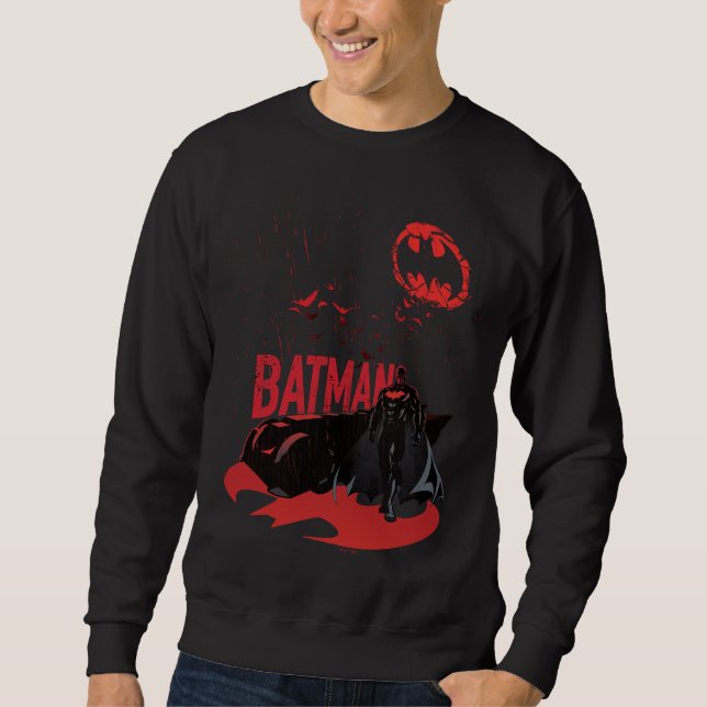 Batman Crimson Rain Sweatshirt (Front)