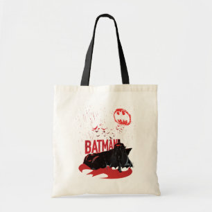 Batman Crimson Rain Tote Bag