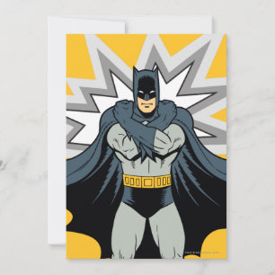 Batman Cross Arms Invitation