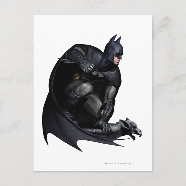 Batman Crouching Postcard (Front)