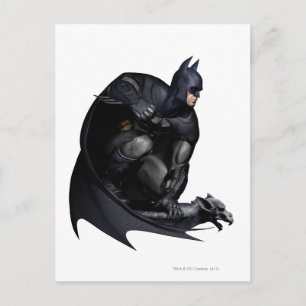 Batman Crouching Postcard