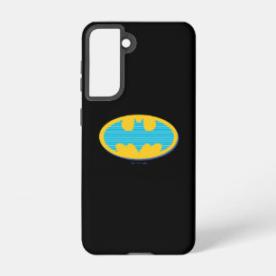 Batman   Cyan Stripes Symbol Samsung Galaxy Case