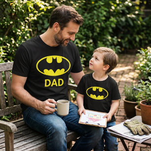Batman Dad Matching Tri-Blend Shirt