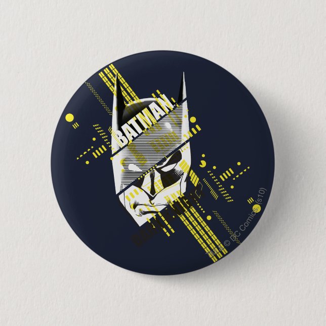 Batman Dark Knight Futuristic 6 Cm Round Badge (Front)