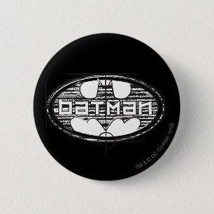 Batman Draught Logo 6 Cm Round Badge