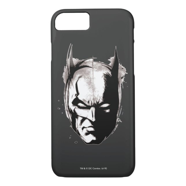 Batman Drawn Face Case-Mate iPhone Case (Back)