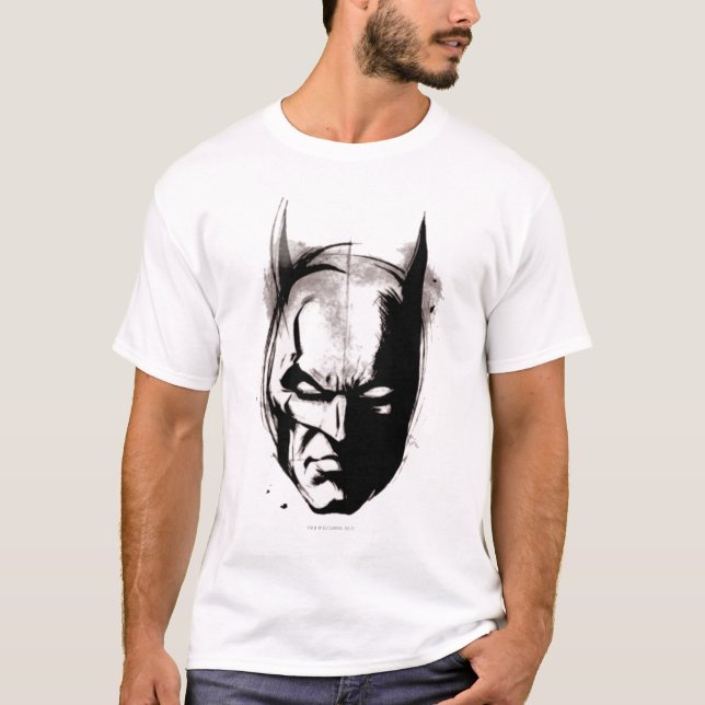 Batman Drawn Face T-Shirt (Front)