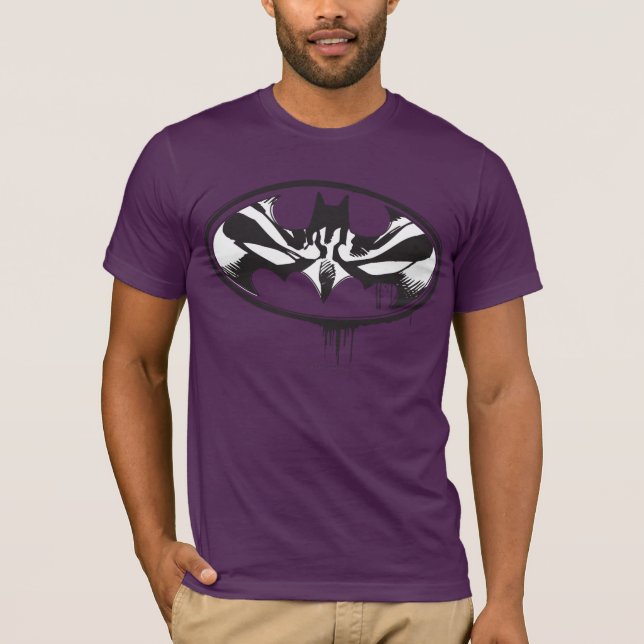 Batman Drip Logo T-Shirt (Front)