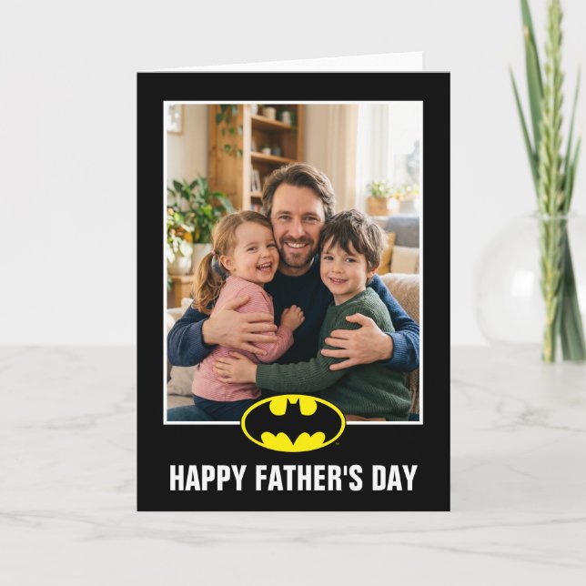 Batman Father’s Day Photo Card (Front)