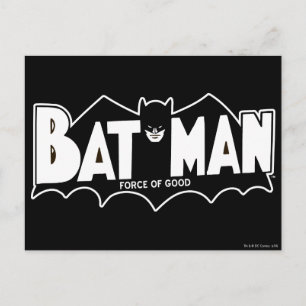 Batman Force of Good 60s Logo Postcard