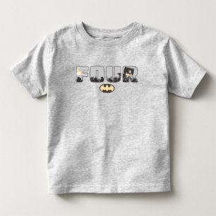 Batman   Fourth Birthday Toddler T-Shirt