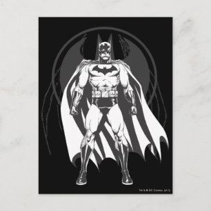 Batman from logo postcard