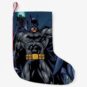 Batman Full-Color Front Small Christmas Stocking