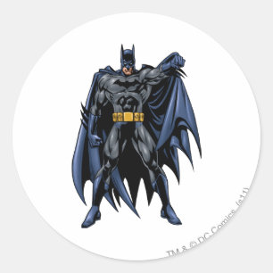 Batman Full-Colour Front Classic Round Sticker