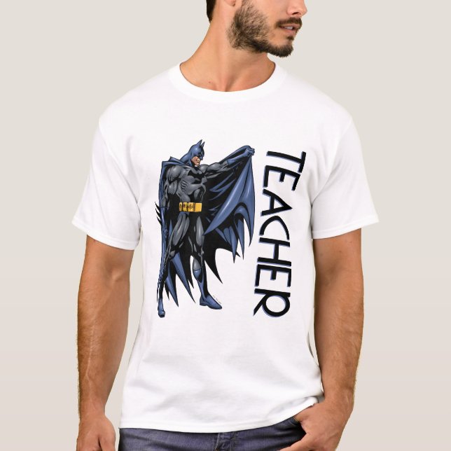 Batman Full-Colour Side Teacher T-Shirt (Front)