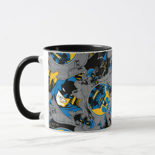 Batman Full Throttle Toss Pattern Mug