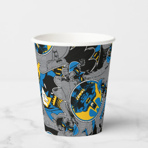 Batman Full Throttle Toss Pattern Paper Cups