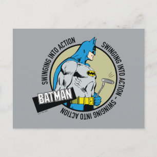 Batman Golfing - Swinging Into Action Postcard
