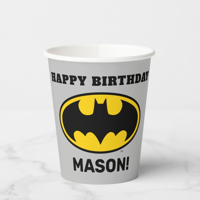 Batman - Gotham City | Birthday   Paper Cups (Left)
