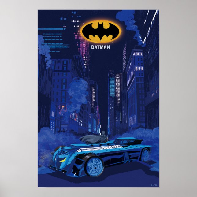Batman Gotham City Night Patrol Poster (Front)