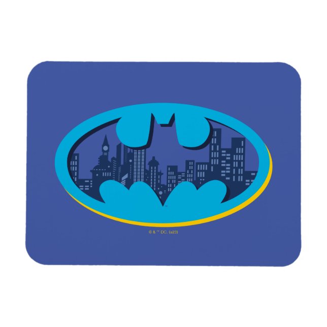 Batman | Gotham City Symbol Magnet (Horizontal)