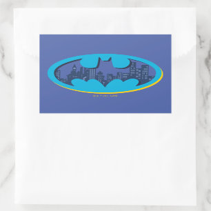 Batman   Gotham City Symbol Rectangular Sticker