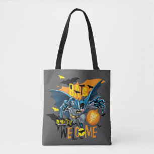 Batman   Halloween Inspired Logo Tote Bag