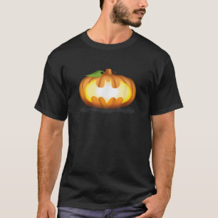 Batman Halloween Pumpkin Logo   T-Shirt