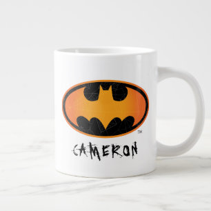 Batman   Halloween Web Logo Large Coffee Mug