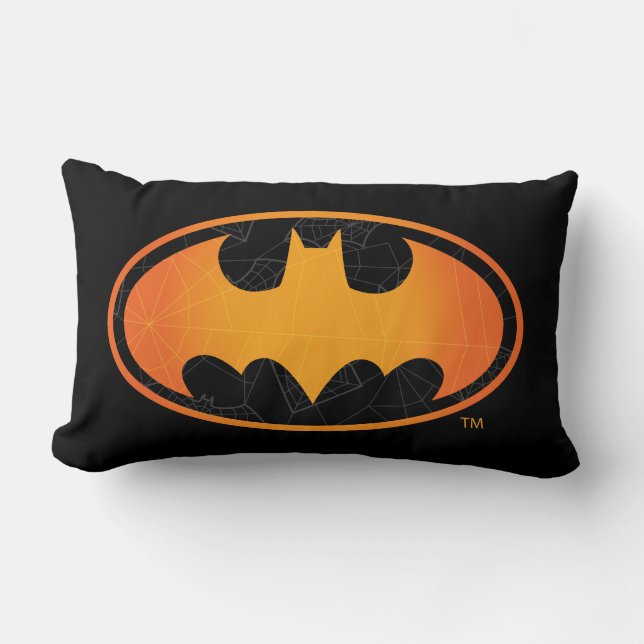 Batman | Halloween Web Logo Lumbar Cushion (Front)