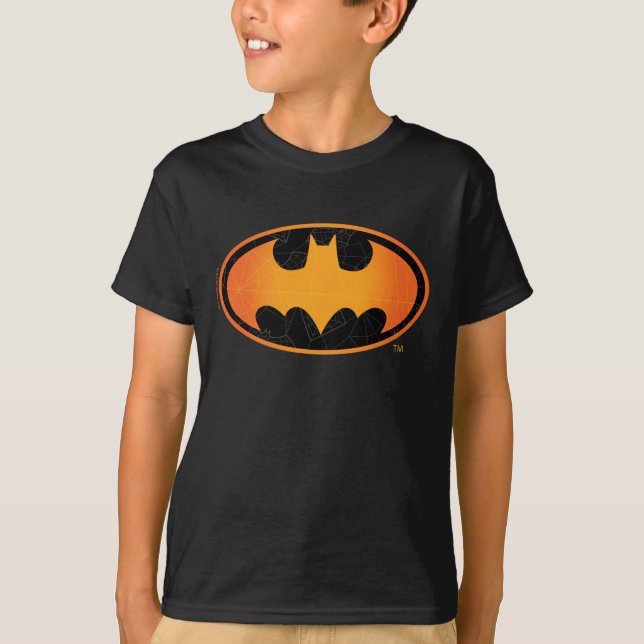 Batman | Halloween Web Logo T-Shirt (Front)