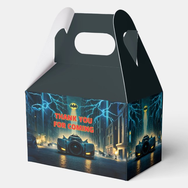 Batman - Happy Birthday Favour Boxes (Back)
