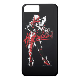 Batman   Harley Quinn "Hi Puddin'" Ink Art iPhone 8 Plus/7 Plus Case
