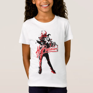 Batman   Harley Quinn "Hi Puddin'" Ink Art T-Shirt