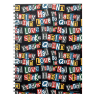 Batman | Harley Quinn Ransom Note Style Pattern