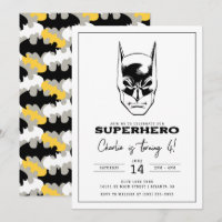 Batman Head Super Hero Boys Birthday
