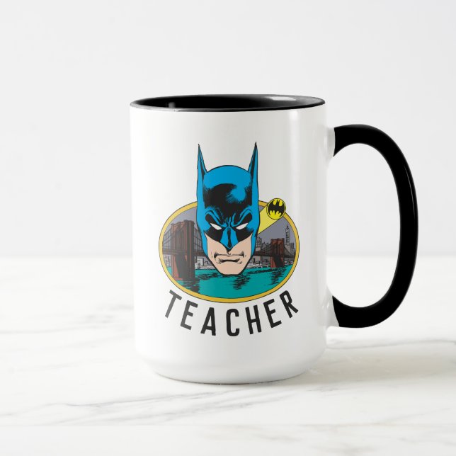 Batman Head Teacher Mug (Right)